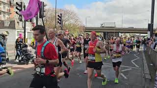 London Marathon 21st April 2024 Greenwich [upl. by Scherman460]