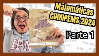 Guía de Estudio COMIPEMS 2024  Reactivos de MATEMÁTICAS Parte 1 [upl. by Lilith]