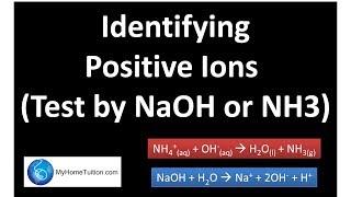 Identifying Positive Ions Test by NaOH and NH3  Acid Base and Salt [upl. by Kannan729]