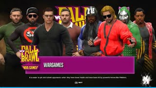 Team Fcked vs Yo Video Games Final Chapter Fall Brawl War Games Special WWE 2K24 [upl. by Gussie]