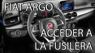 Fiat Argo  Ubicación y acceso a segunda fusilera [upl. by Ecnar]