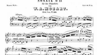 Artur Schnabel Mozart Sonata K333  1 [upl. by Niknar225]