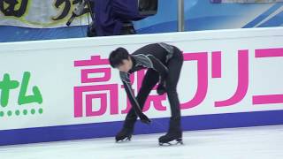 FANCAM Rostelecom Cup 20171021 FP Practice 羽生結弦 Yuzuru Hanyu focus [upl. by Akimihs]