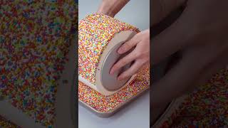 shorts How to Decorate a Cake with Sprinkles [upl. by Sikko308]