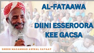 AlFatawa Diini Essero kee Gacsa [upl. by Rudman]