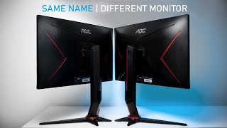 Both AOC 24G2 Versions Compared  Old vs New [upl. by Krug]