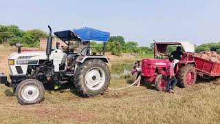 EICHER 380 TOCHAN  MAHINDRA 255 viralvideo jcbmacine tractor [upl. by Buckley881]