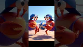 Crabs having fun on the beach [upl. by Farver]