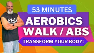 Walk Aerobics Abs Fat Burner Workout to A Leaner You [upl. by Iamhaj761]