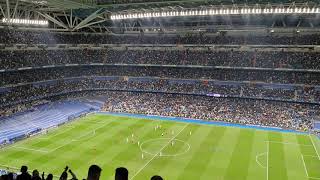 YNWA at the Estadio Santiago Bernabéu  Real Madrid  Liverpool Champions League [upl. by Terryn]