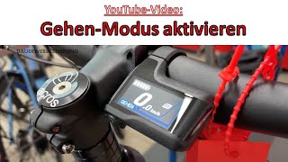 Schiebehilfe aktivieren beim Shimano EP8 Display [upl. by Nic]