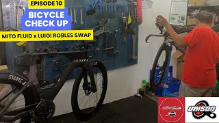 Ep10  Bicycle checkup  Wheelset swap  Thru axle info [upl. by Dulcle]