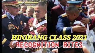 PNPA  RECOGNITION RITES HINIRANG CLASS 2021 Philippine National Police Academy [upl. by Blas]