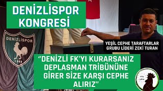 Denizlispor Kongresi  Horoz İçin Yardım Kampanyası  Denizli FK Hayali Kuranlara Sert Sözler [upl. by Notsla]