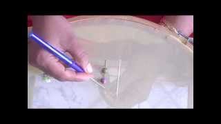 Hand Embroidery  Aari  maggam Beaded Chain Stitch tutorial [upl. by Averir511]