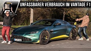 1000km mit EINEM Tank im 535PS Aston Martin Vantage V8 F1 Edition  HYPERMILING [upl. by Ogu]