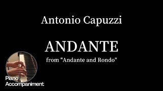 Capuzzi  Andante from quotAndante and Rondoquot Piano Accompaniment [upl. by Jacey756]