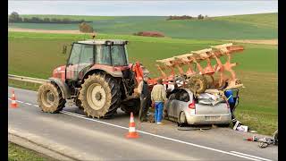 accident de tracteur [upl. by Eolande]