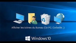 Comment afficher les icones du bureau sous Windows 10  Infotechmobile [upl. by Geer]