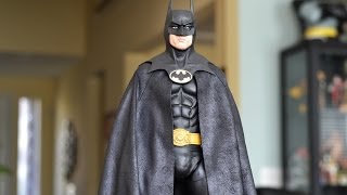 Neca 14 1989 BATMAN Tony Mei Custom Cape Installation amp Hot Toys 16 MOS mod revisited [upl. by Ettenoitna222]