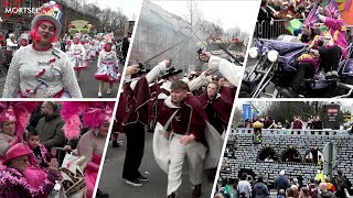 Prachtige editie van carnavalstoet in Mortsel met massaal veel toeschouwers [upl. by Arihaj223]