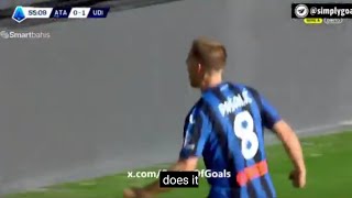 Mario Pasalic Goal Atalanta Vs Udinese 11 All Goals Analysis amp Extended Highlights [upl. by Aoht]