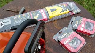 Oregon Powersharp Easiest and fastest chainsaw sharpener [upl. by Asyar]