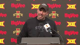 Matt Campbell postgame press conference Kansas State [upl. by Drais112]