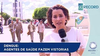 DENGUE AGENTES DE SAÚDE FAZEM VISTORIAS [upl. by Htebi]