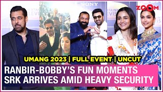 Umang 2023 UNCUT  Shah Rukh Khan Salman Alia Bhatt Ranbir Kapoor SidKiara Deepika attend [upl. by Inor]