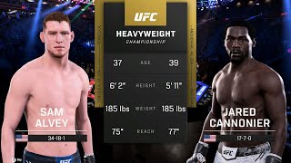 Sam Alvey vs Jared Cannonier Full Fight  UFC 5 Fight Night [upl. by Jobyna]