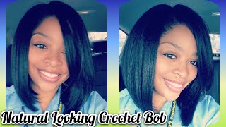 HOW TO Cut A Bob Using Freetress PreLoop Yaky Bounce [upl. by Auqenes]