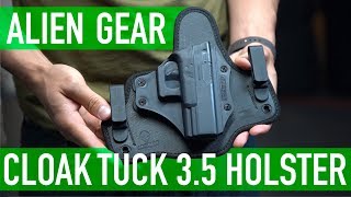 50 Simple Comfortable Reliable IWB Holster  Alien Gear Cloak Tuck 35 Holster Review [upl. by Assetak]