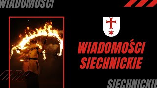 Ognisty pokaz na siechnickim Rynku  WiadomościSiechnickie [upl. by Ahsiad]