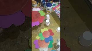 beautiful craft diya stand Diwali special decorationdiy craft short youtubeshorts shorts [upl. by Nekcerb]