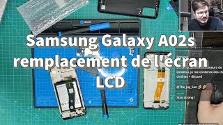 Samsung Galaxy A02s remplacement de lécran LCD [upl. by Ahseined16]