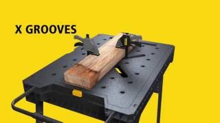 STANLEY® EMEAANZ  STANLEY® FATMAX® Express™ folding workbench [upl. by Naols]