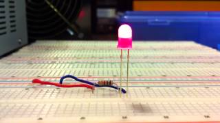 How to Turn on a LED With 12 Volt  By STE [upl. by Nevins]