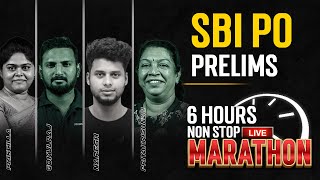 SBI PO Prelims  6 hours Non Stop Live Special Marathon  Veranda Race Banking [upl. by Vihs]