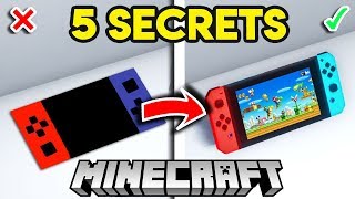 5 SECRETS QUE VOUS NE CONNAISSEZ PAS DANS MINECRAFT  😂🔥 [upl. by Clayborne]