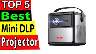 TOP 5 Best Mini DLP Projector Review 2025 [upl. by Leonore]