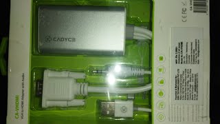 Cadyce vga to hdmi converter [upl. by Wald]