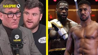 quotAnthony Joshua Is BOTTOM Of The Pilequot Simon Jordan amp Johnny Fisher DEBATE AJ vs Deontay Wilder [upl. by Perice347]