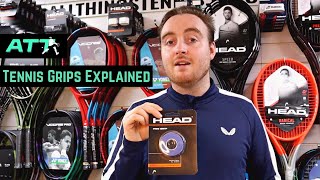 Whats the Difference Between Overgrips and Replacement Grips  Tennis Grips Explained [upl. by Lehplar]