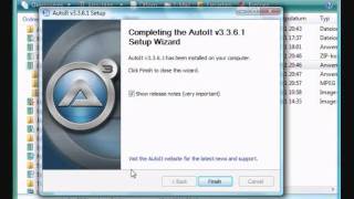 AutoIt3  Download amp Installation   mit Scite und Deutscher Hilfe [upl. by Okime425]