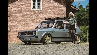 The VW Angel Golf 1  Tuning  Girl Power [upl. by Griffis886]