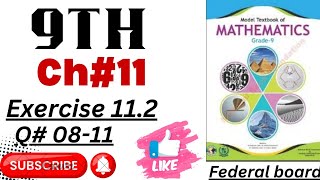 Class 9th Maths Chapter 11 Exercise 112Q0811  Ex 112 class 9  112 maths class 9  Hafsa study [upl. by Ener]