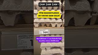 ZAM ÜSTÜNE ZAM TÜM MARKETLERDE O URUNE ZAM GELDİ şok bim a101 aktüel [upl. by Willms996]