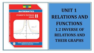 Grade 11 Math Unit 12 Inverse of Relations and Their Graphs [upl. by Nwahsyar4]