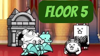 Heavenly Tower Floor 5 Battle Cats [upl. by Erasmo]